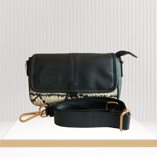 Magshift Sling Bag with Flap - Monochrome Tribal (BOGO)