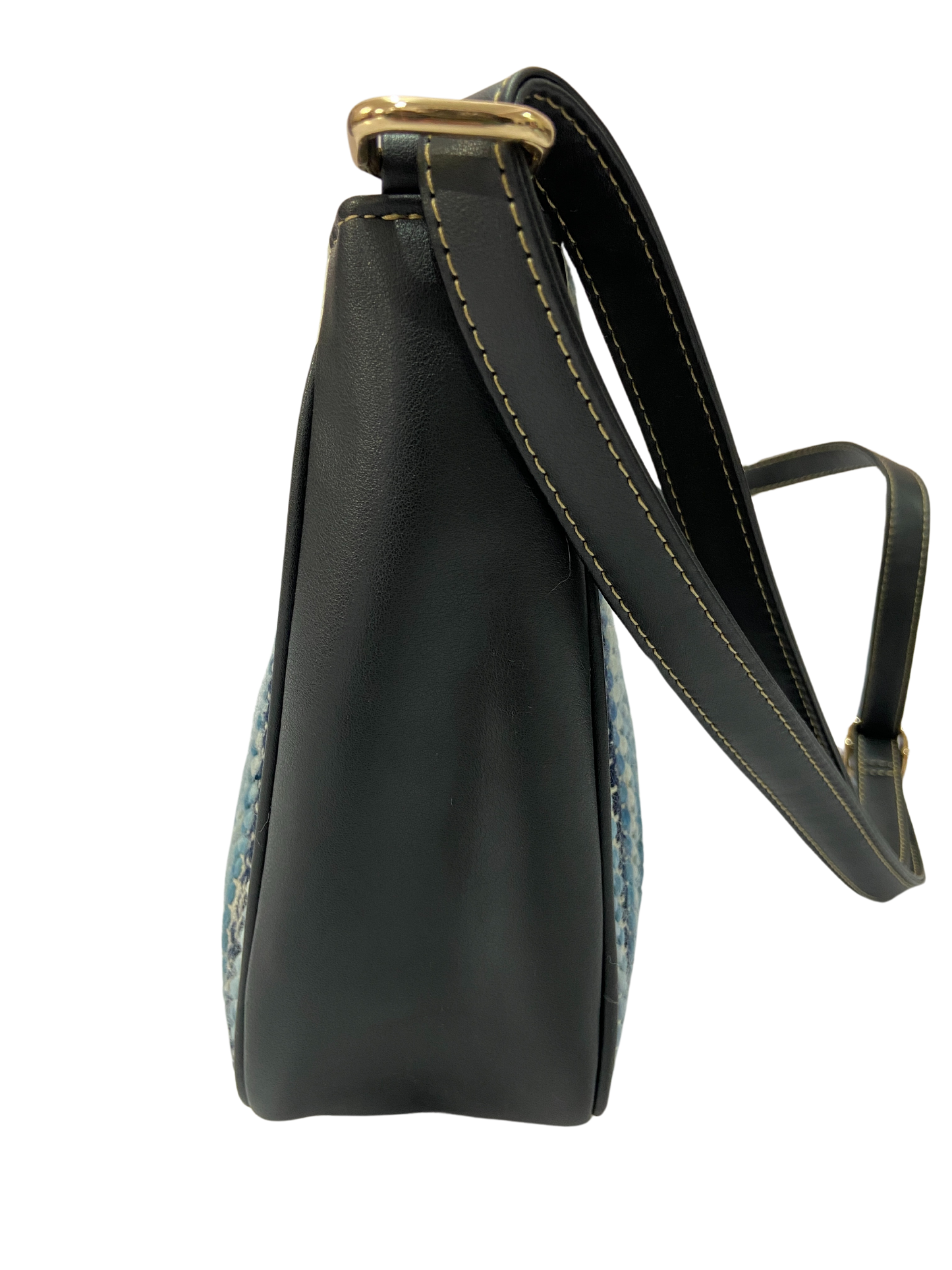 Artisan Weave Sling Bag - Blue Wave