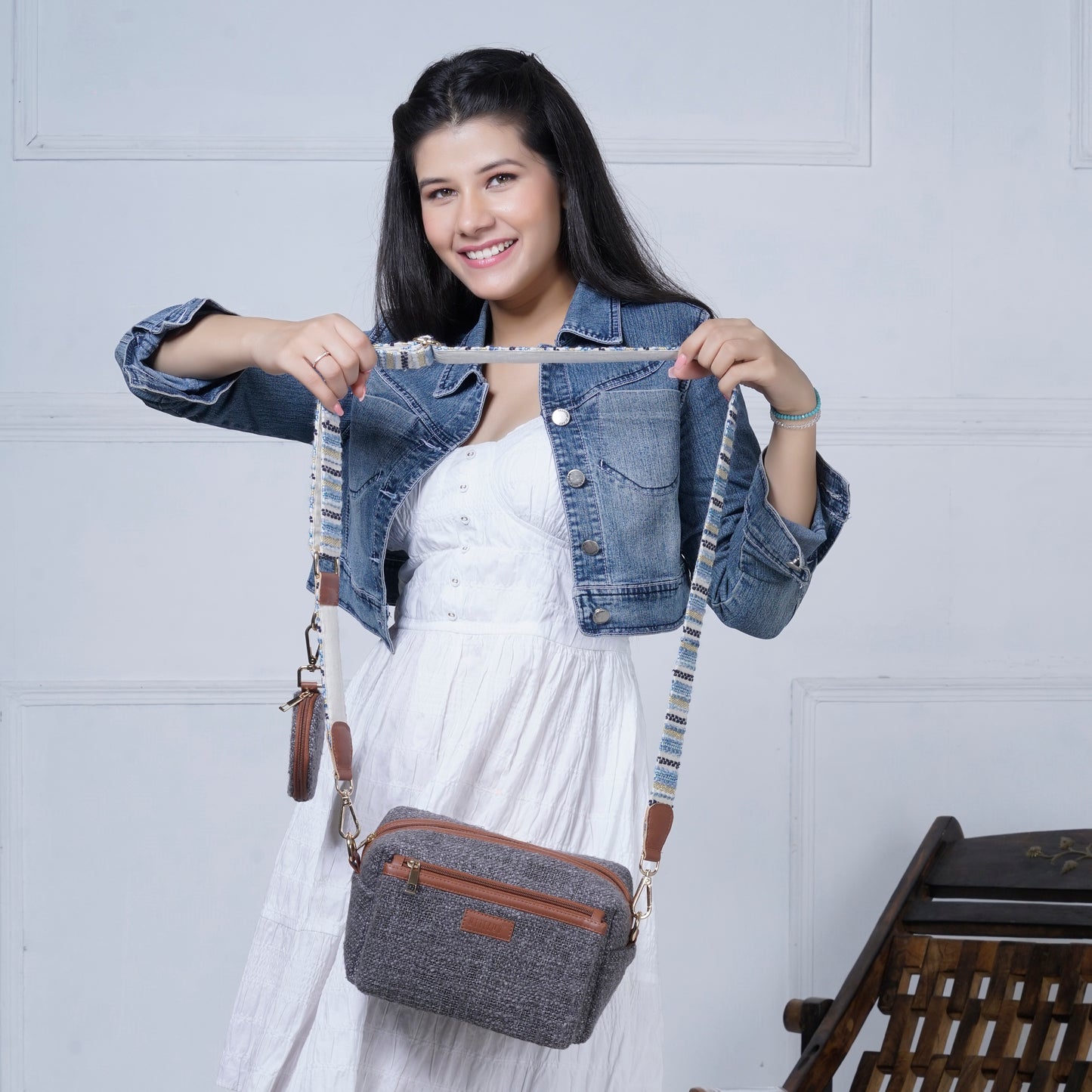 Charcoal Shadow - Box Sling Bag (BOGO)