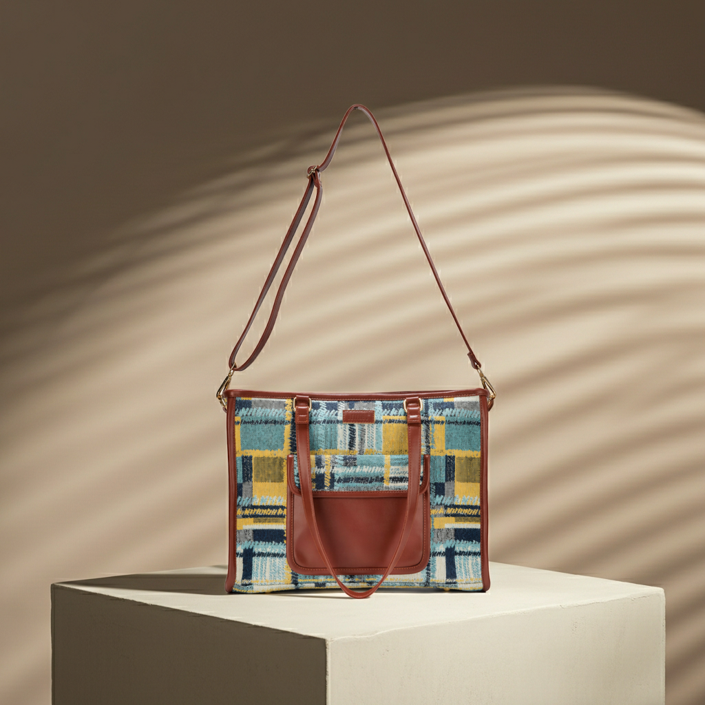 Artisan Weave Office Tote - Radiance