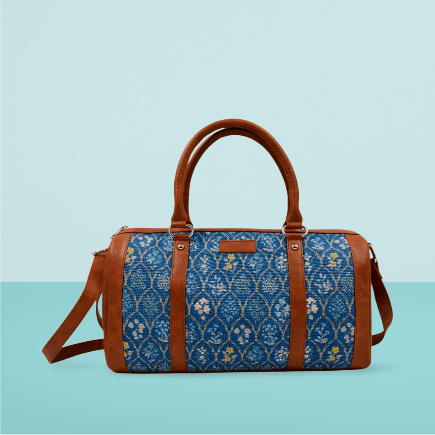 🎁 Handbag - Blue Flowers (BOGO) (Discount)