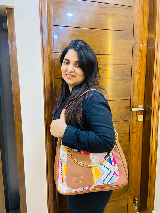 Crescent Baguette - Pink Trivia - Everyday Shoulder Bag (BOGO)