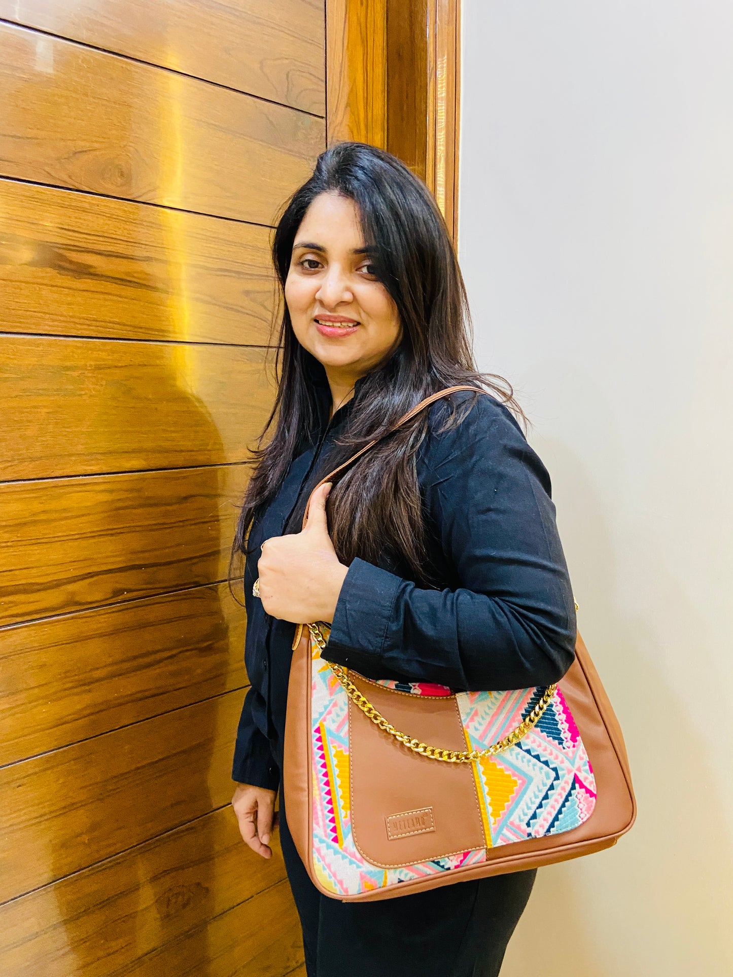 Crescent Baguette - Pink Trivia - Everyday Shoulder Bag