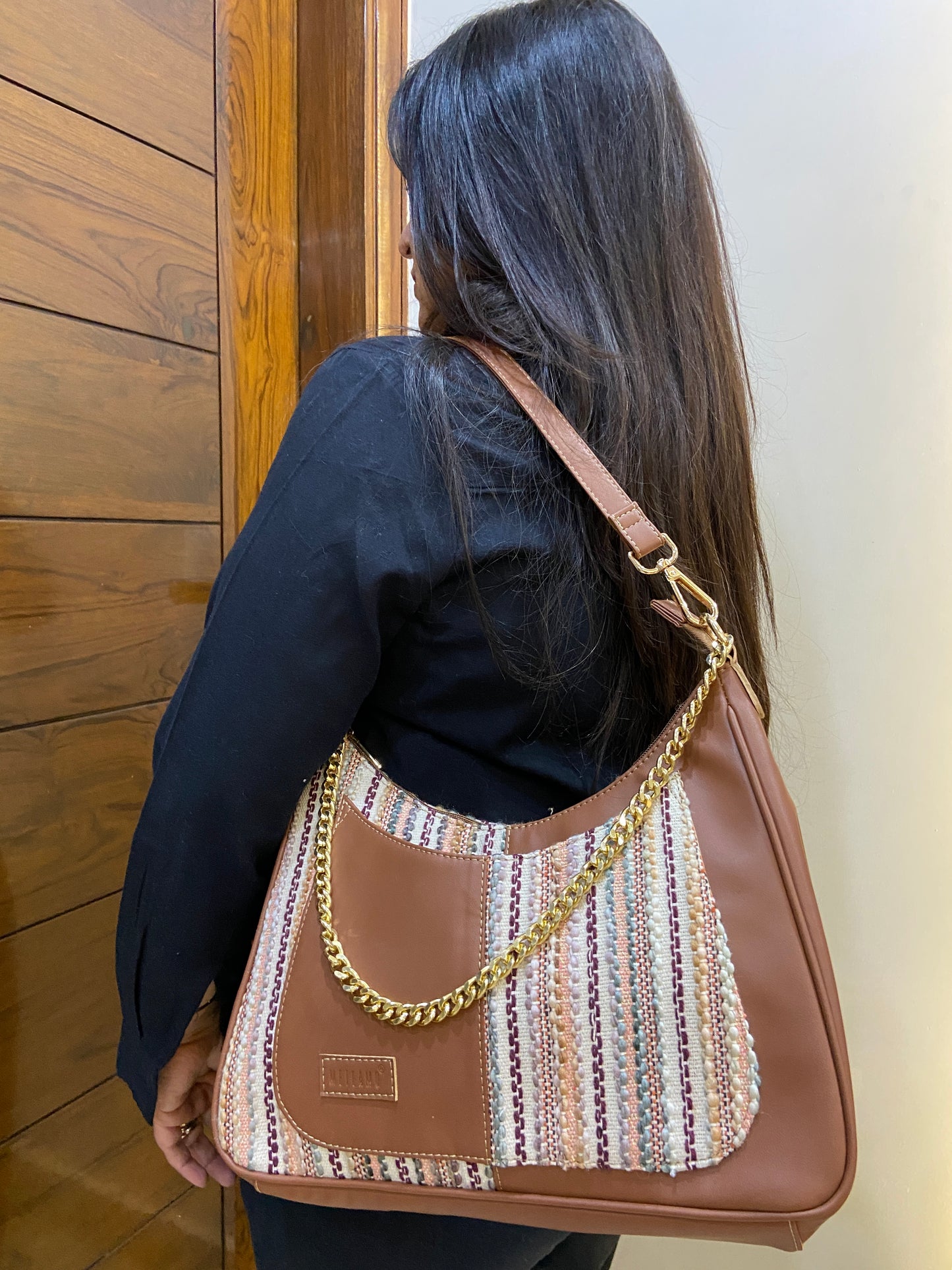 Crescent Baguette - Sand - Everyday Shoulder Bag (BOGO)