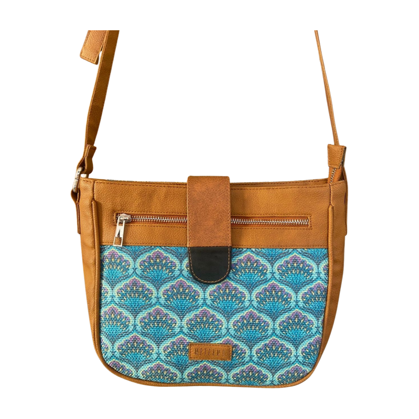 Crossbody Sling Bag - Blue Lotus (BOGO)