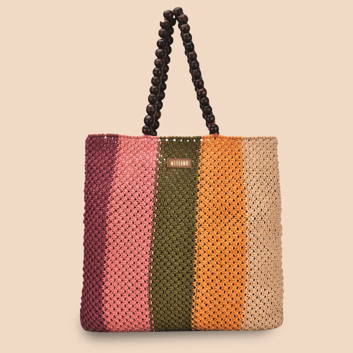 Mahad - Multicolor Macrame Tote Handbag