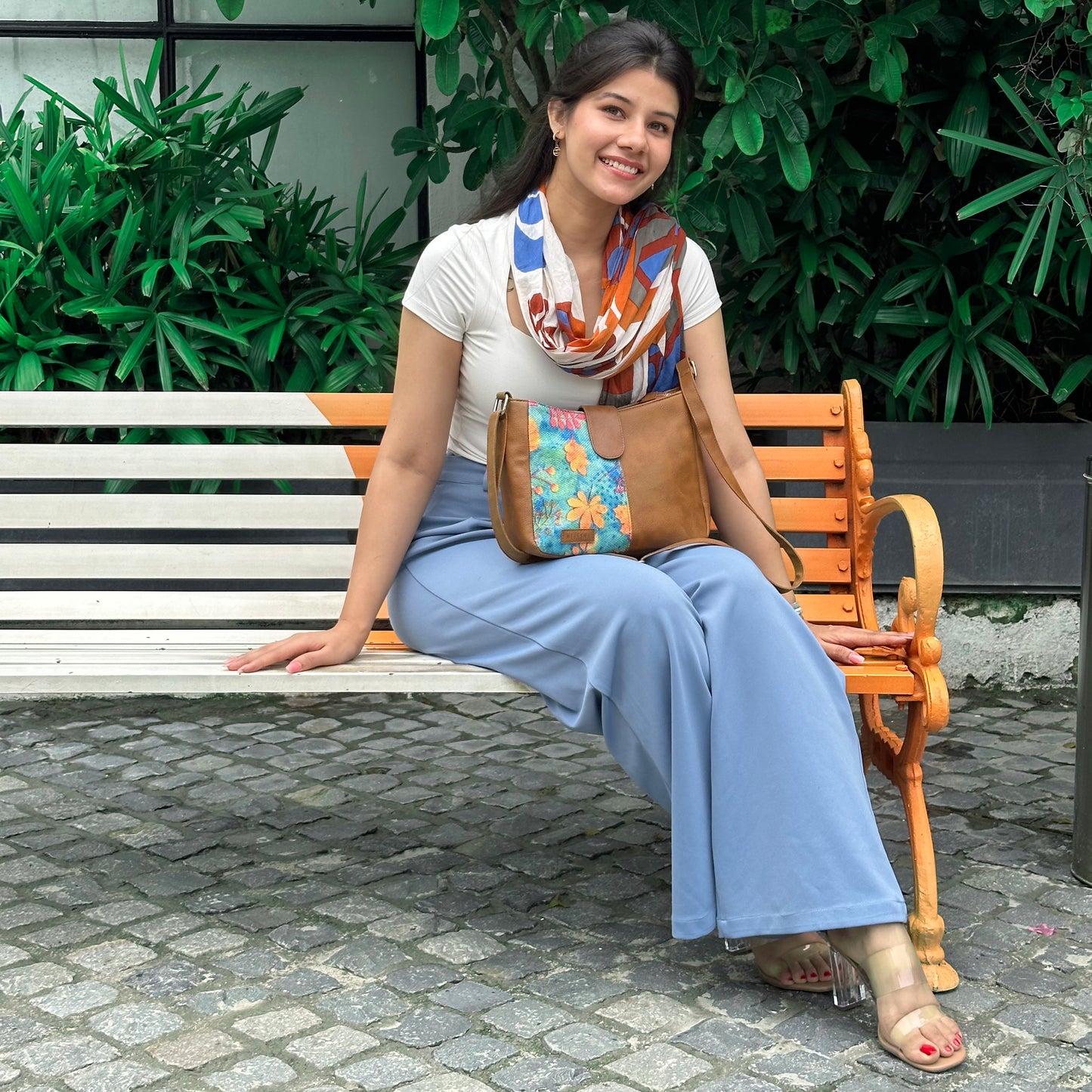 Sling Bag - Golden Leaves