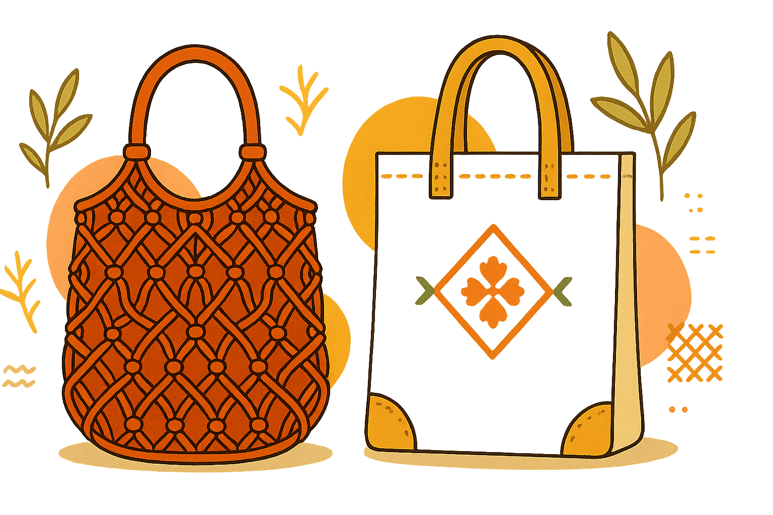 Macramé Bags vs. Canvas Totes: Summer Style Picks