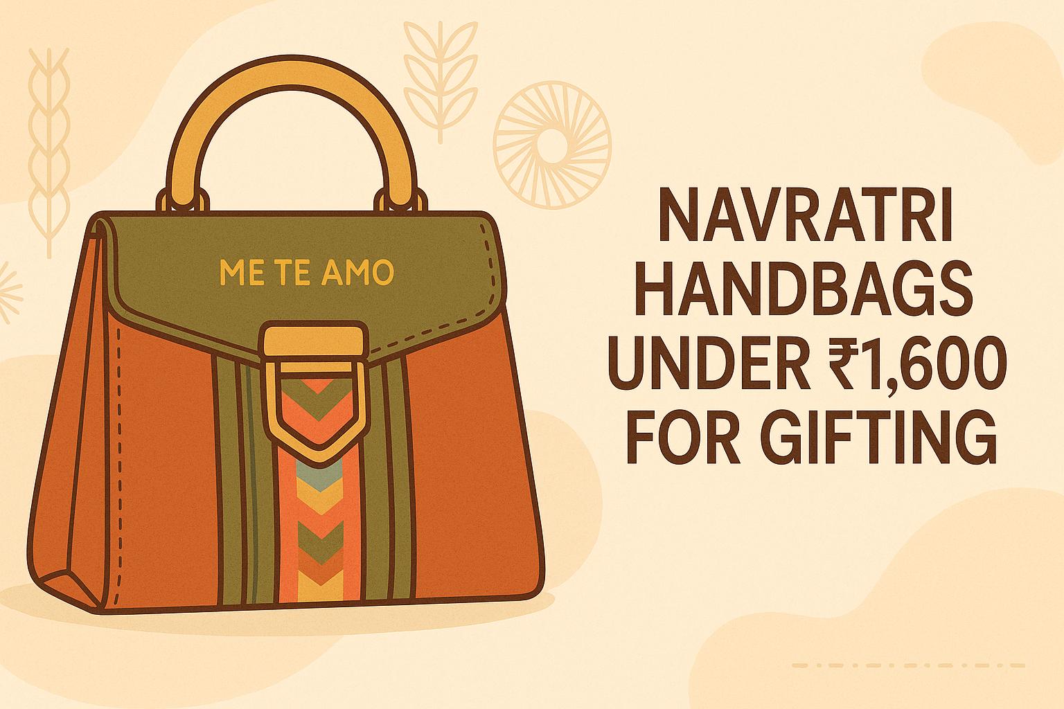 Navratri Handbags Under ₹1 600 for Gifting
