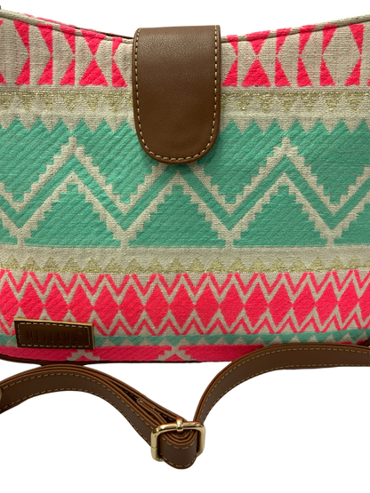 Artisan Weave Sling Bag - Mint Blush (BOGO)