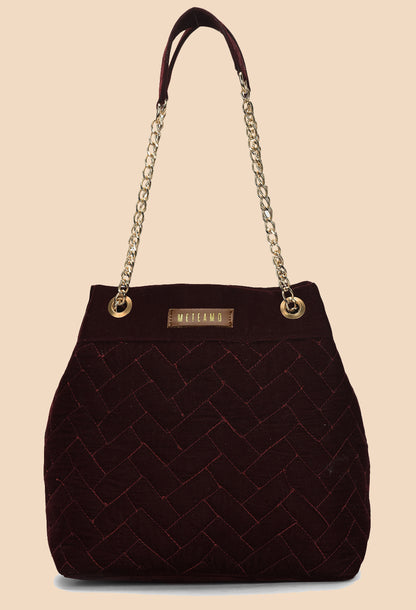 Roush- Red Velvet Party Shoulder Bag