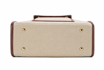 Artisan Weave Office Tote - Sandstone Carry