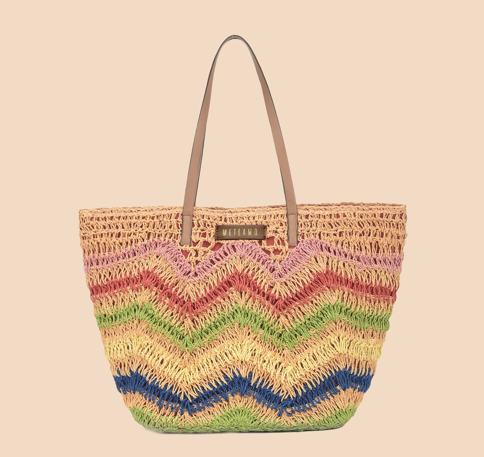 Azya - Multicolor Raffia Tote Bag