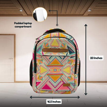 Pink Trivia- Travel & Laptop BackPack