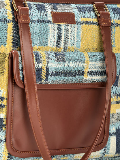 Artisan Weave Office Tote - Radiance