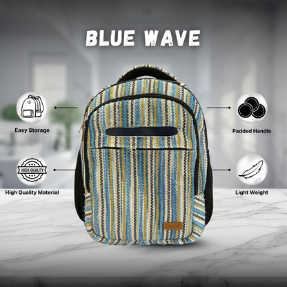 Blue Wave - Travel & Laptop BackPack