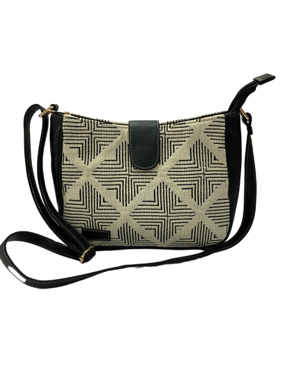 Artisan Weave Sling Bag - Duo Tone
