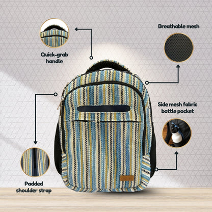 Blue Wave - Travel & Laptop BackPack