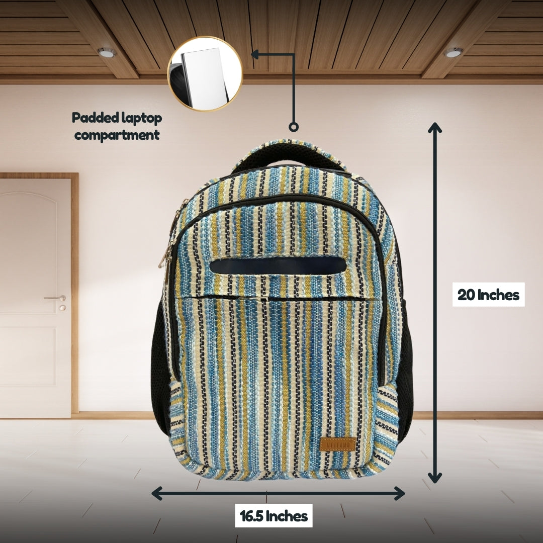 Blue Wave - Travel & Laptop BackPack