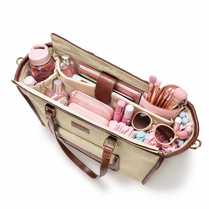 Artisan Weave Office Tote - Sandstone Carry