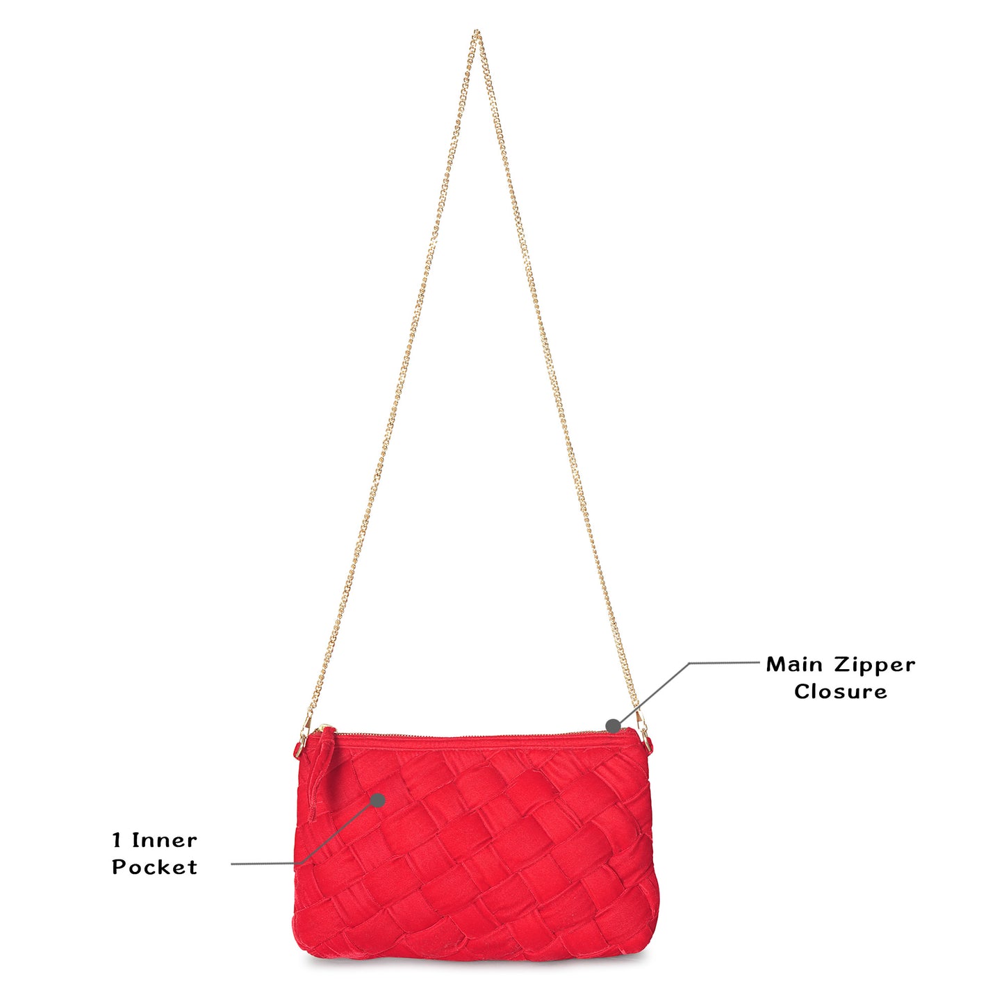 Fiery Red - Party Sling Bag
