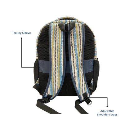 Blue Wave - Travel & Laptop BackPack