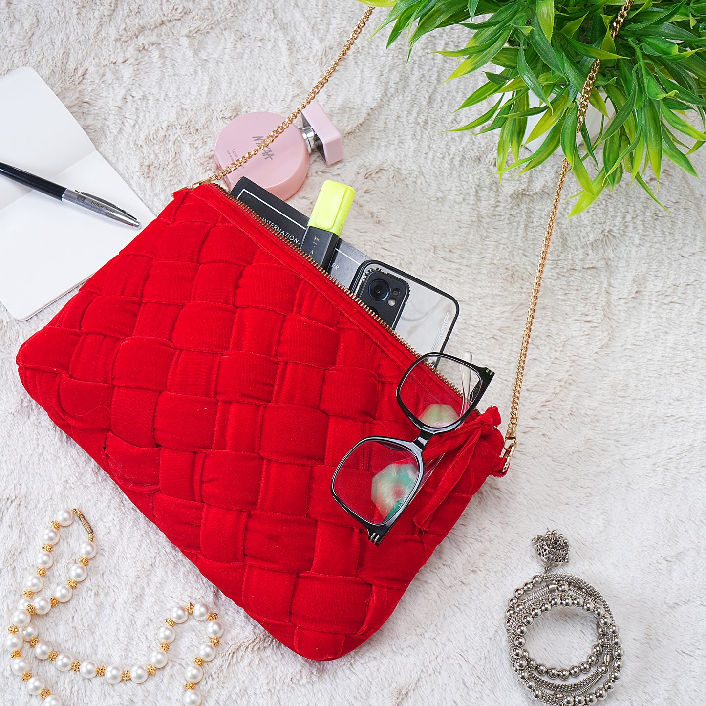 Fiery Red - Party Sling Bag