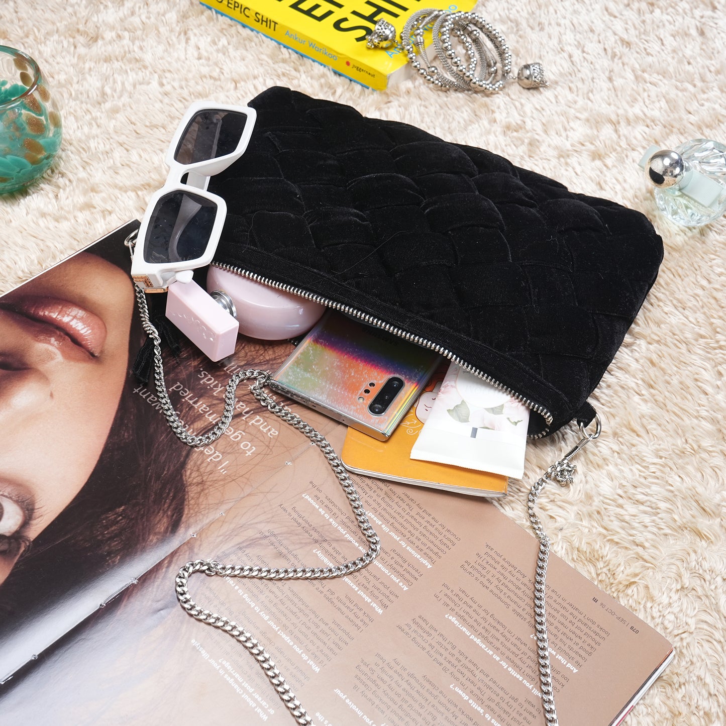 Midnight Black - Party Sling Bag