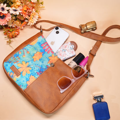 Sling Bag - Golden Leaves