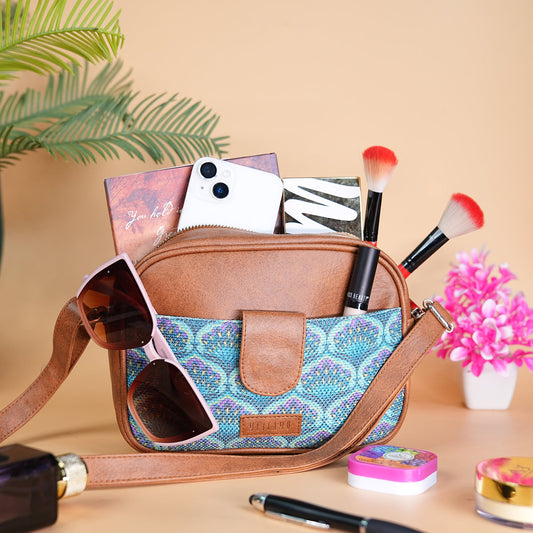 🎁 Sling Bag - Blue Lotus (BOGO) (Discount)