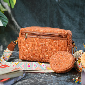 Sunset Amber - Box Sling Bag