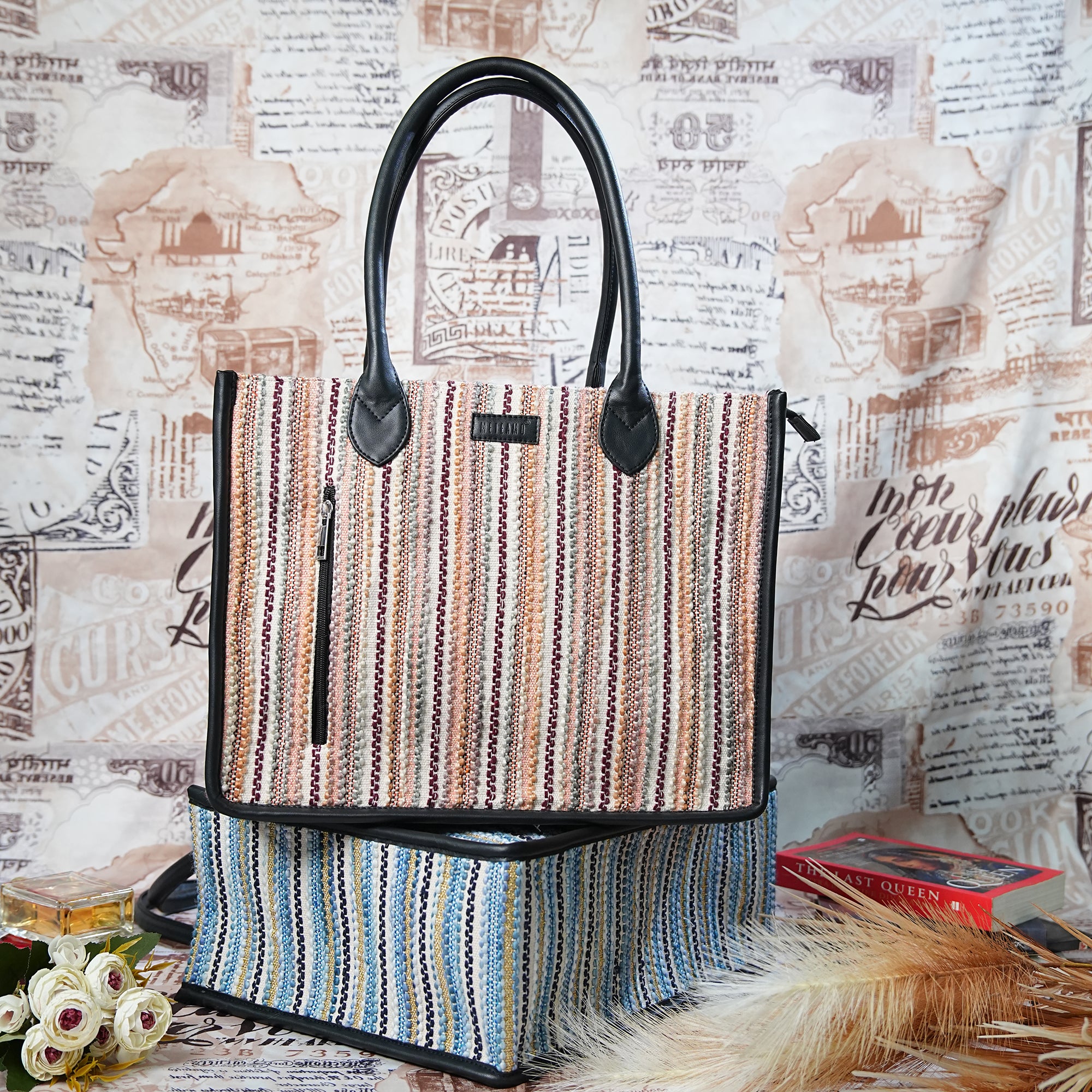 Artisan Weave Tote - Sand