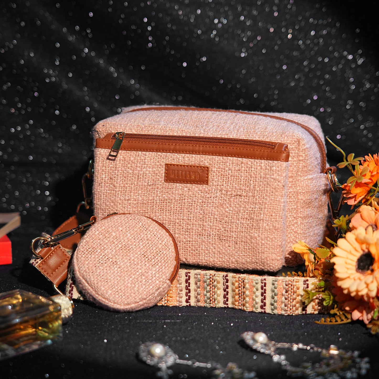 Blush Blossom - Box Sling Bag (BOGO)