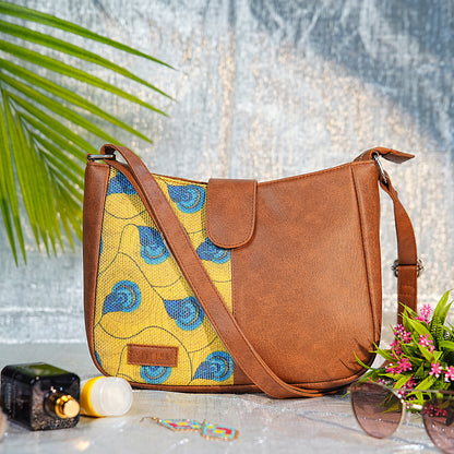 Sling Bag - Yellow Peacock (BOGO)