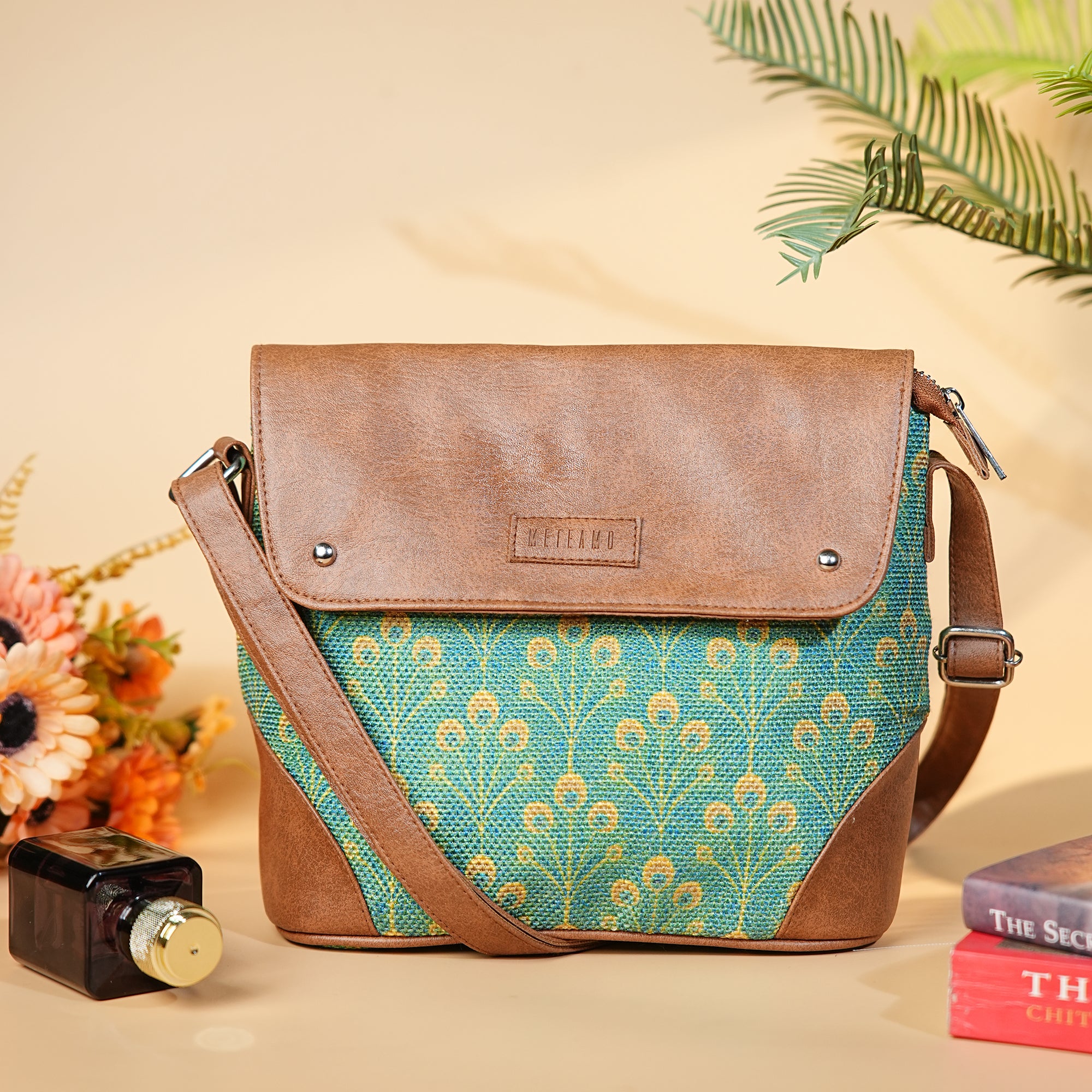 Sling Bag with Flap - Mayur