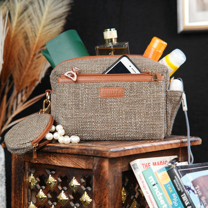 Army Olive - Box Sling Bag