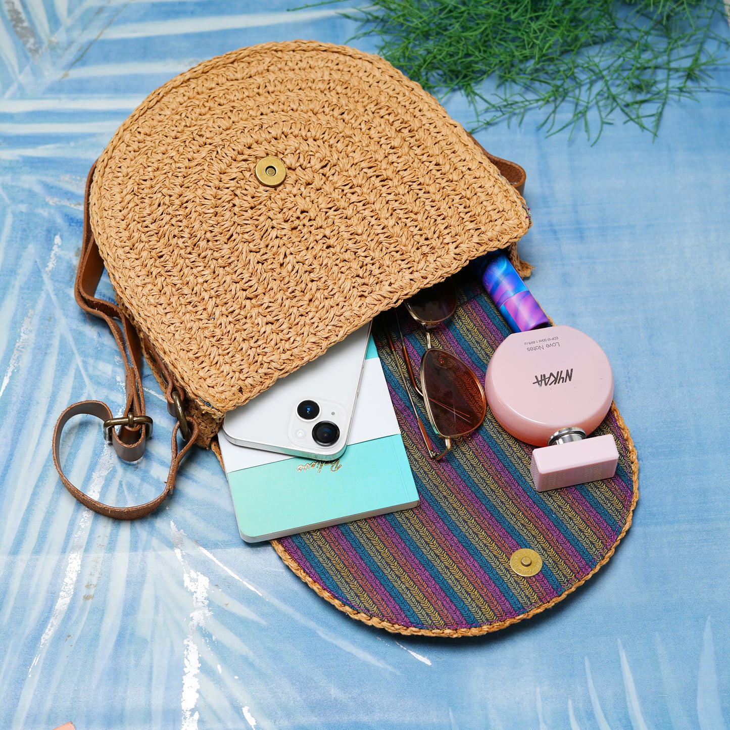 Zerjin - Marigold Raffia Sling Bag