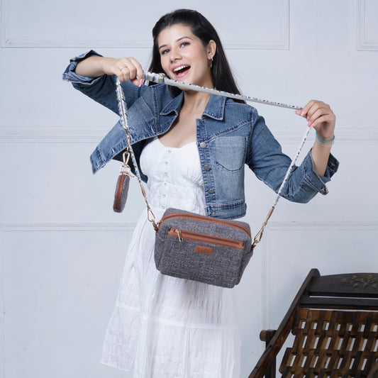 Charcoal Shadow - Box Sling Bag (BOGO)