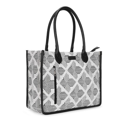 Artisan Weave Tote - Duo Tone