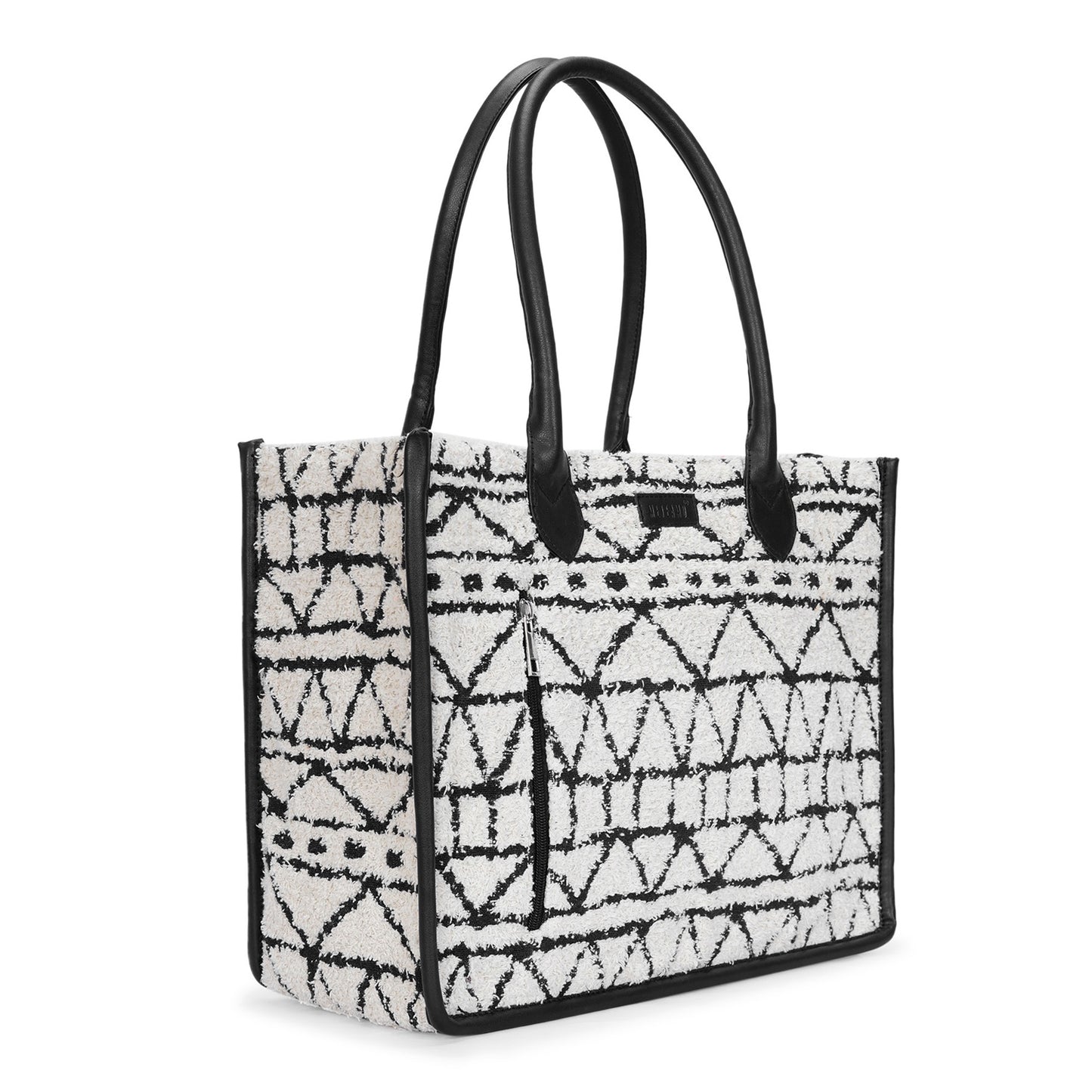 Artisan Weave Tote - Monochrome Tribal