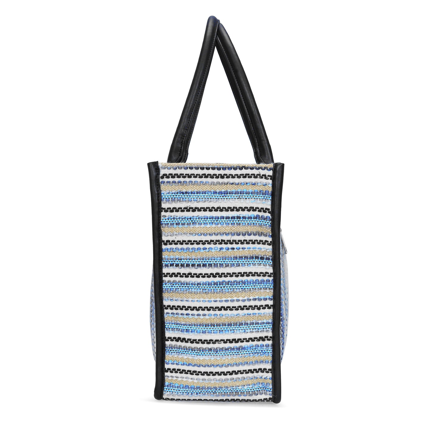 Artisan Weave Tote - Blue Wave