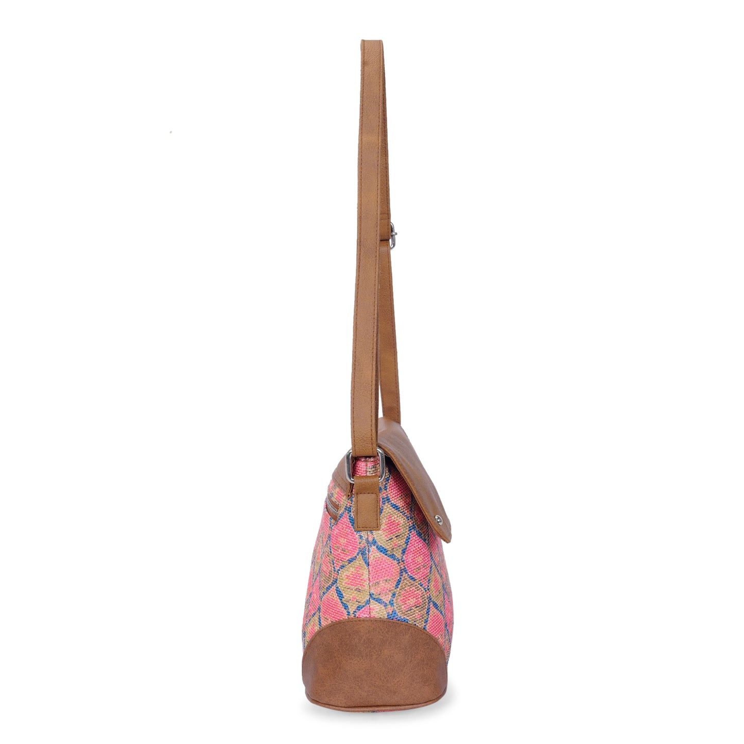 Sling Bag with Flap - Ruhani Pink (BOGO)