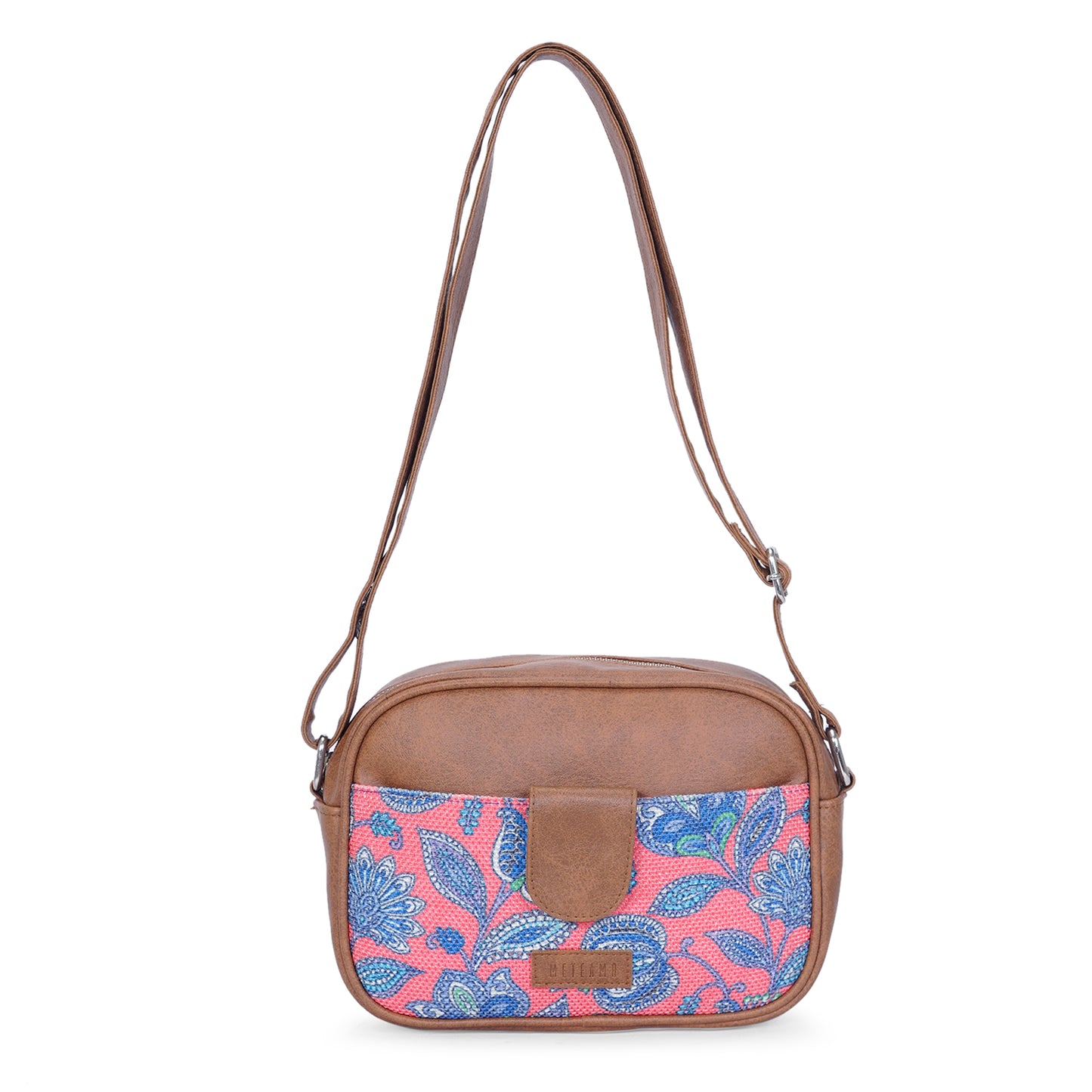 Sling Bag - Blue & White Flowers (BOGO)