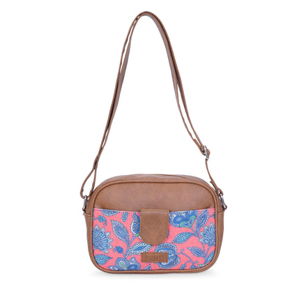 Sling Bag - Blue & White Flowers (BOGO)