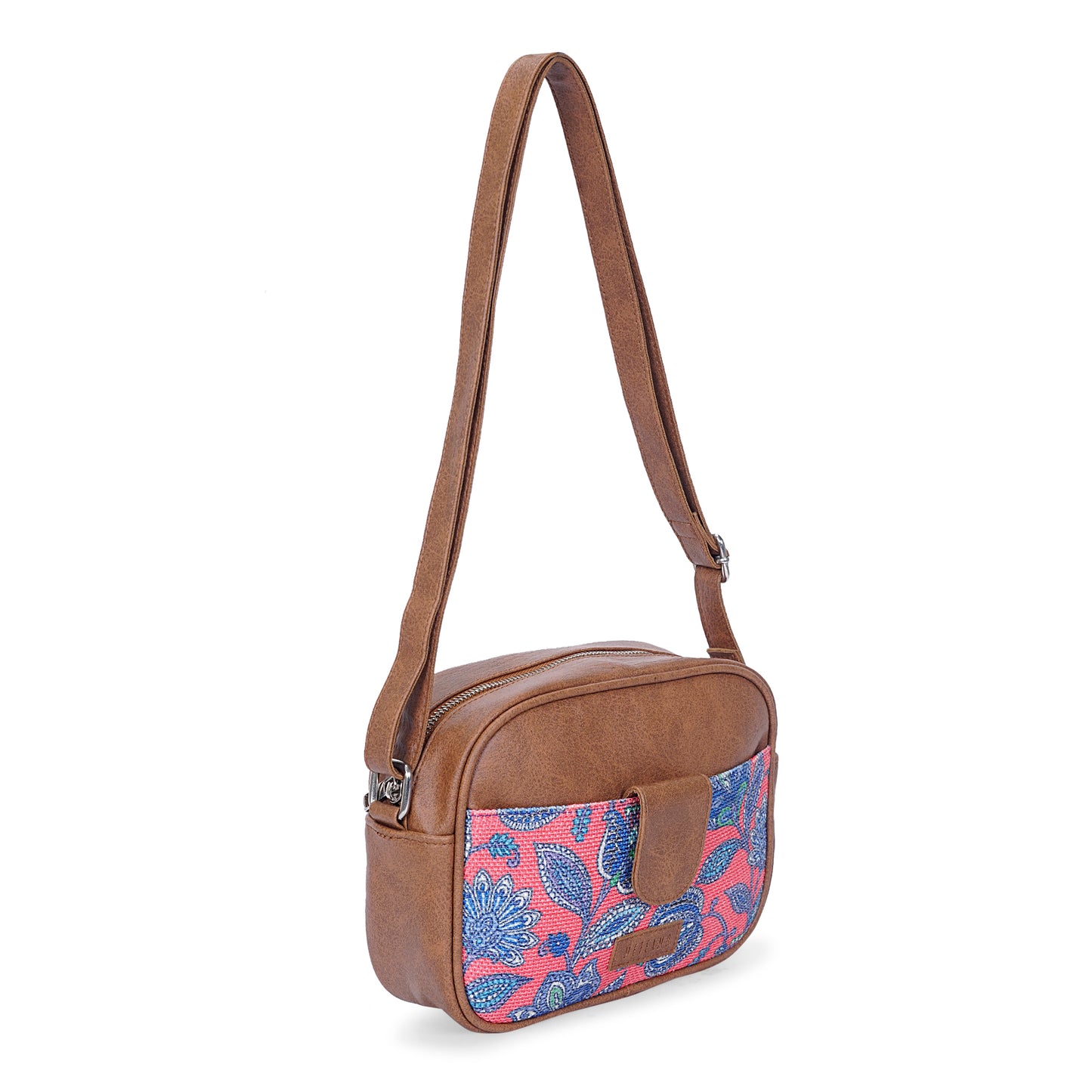 Sling Bag - Blue & White Flowers (BOGO)