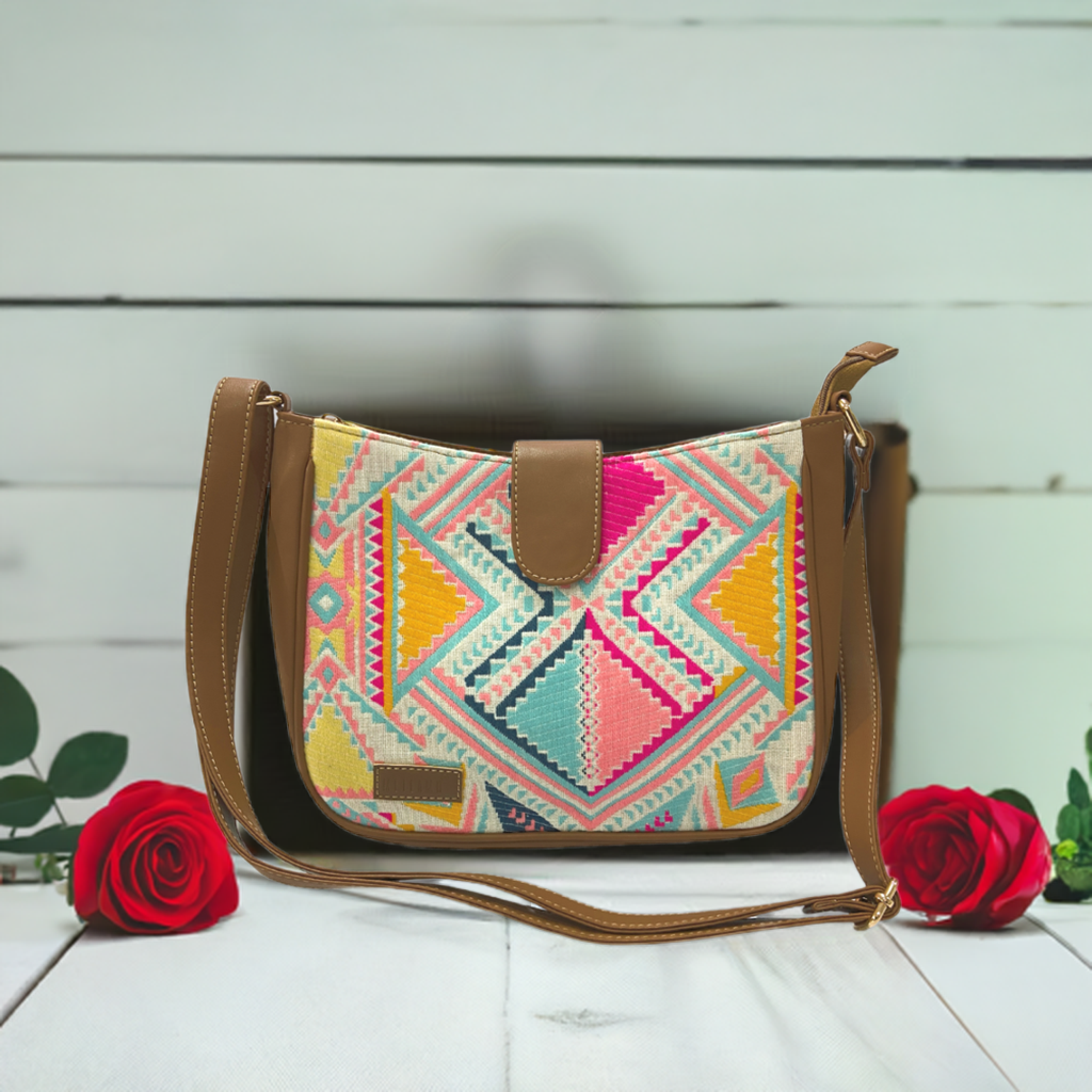 Artisan Weave Sling Bag - Pink Trivia (BOGO)