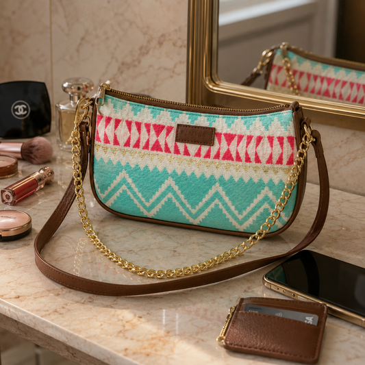 Artisan Baguette - Mint Blush - Everyday Shoulder Bag (BOGO)