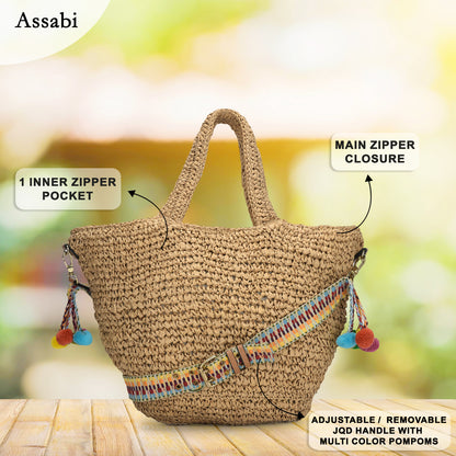 Assabi - Raffia Handbag