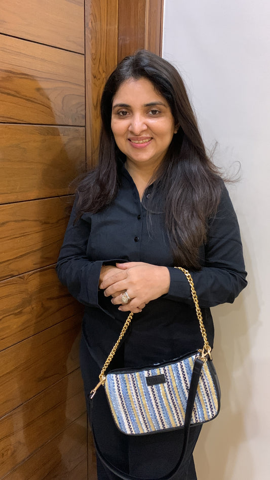 Artisan Baguette - Blue Wave - Everyday Shoulder Bag