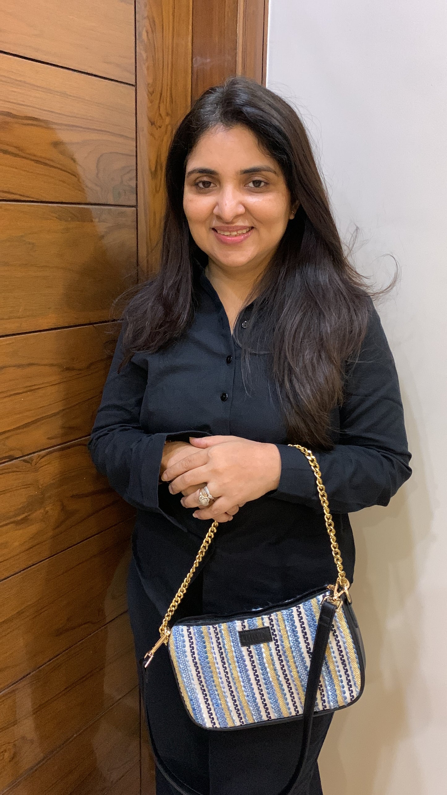 Artisan Baguette - Blue Wave - Everyday Shoulder Bag